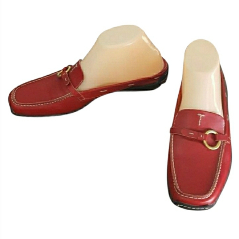 Sesto‎ Meucci - Red Leather Mules